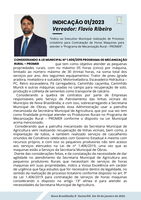 Indicação 01/2023 - Vereador Flavio