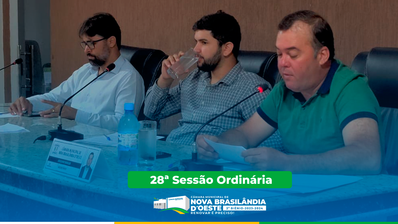 28ª Sessão Ordinária 2023